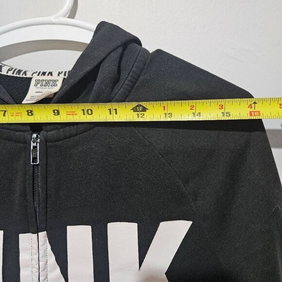 Victoria's Secret Women's PINK Logo Full Zip-up Sweatshirt Size S - Picture 9 of 12